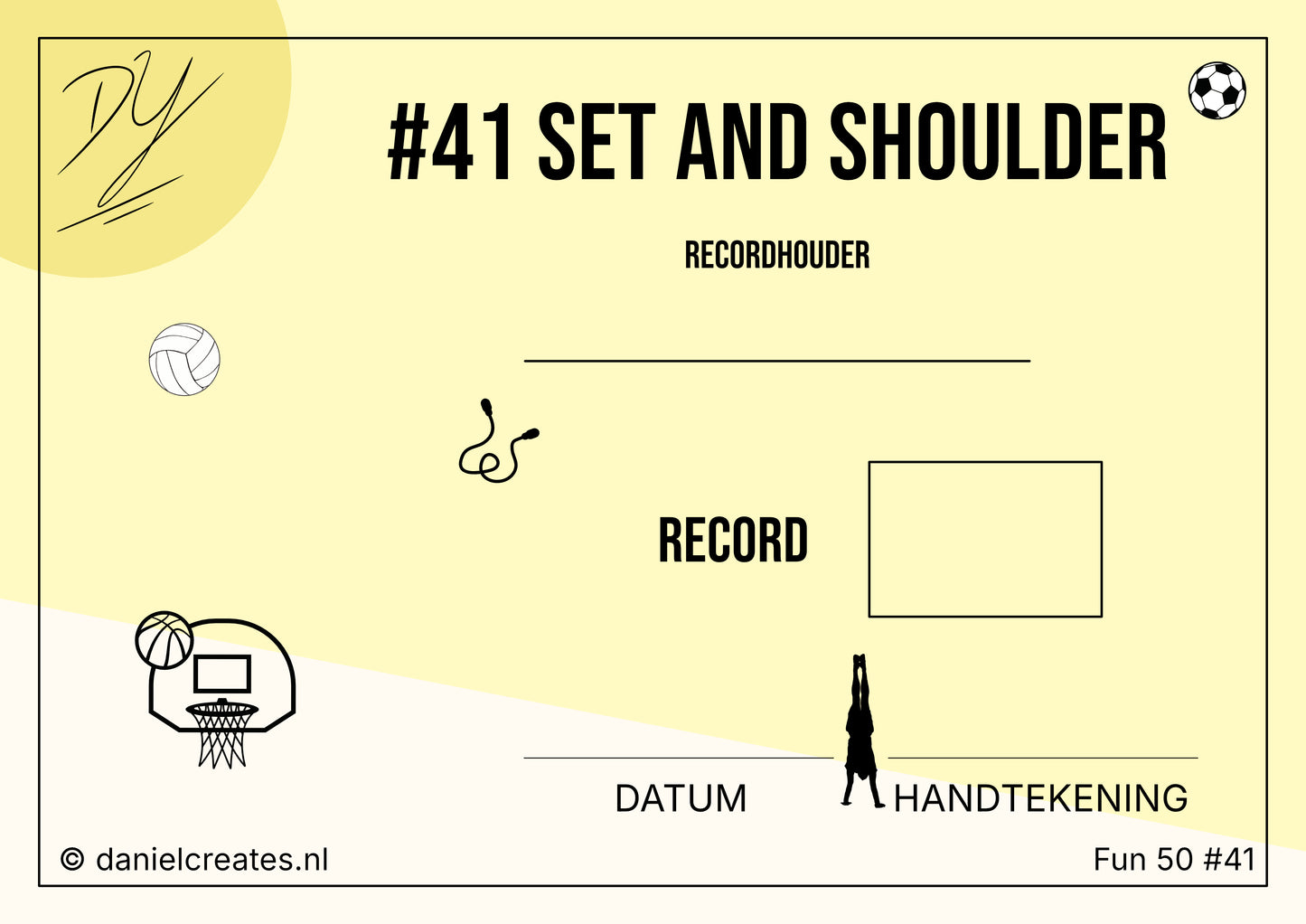 Fun 50 Playbook - NL versie - 50 challenges - 4 categorieën - Digitale download