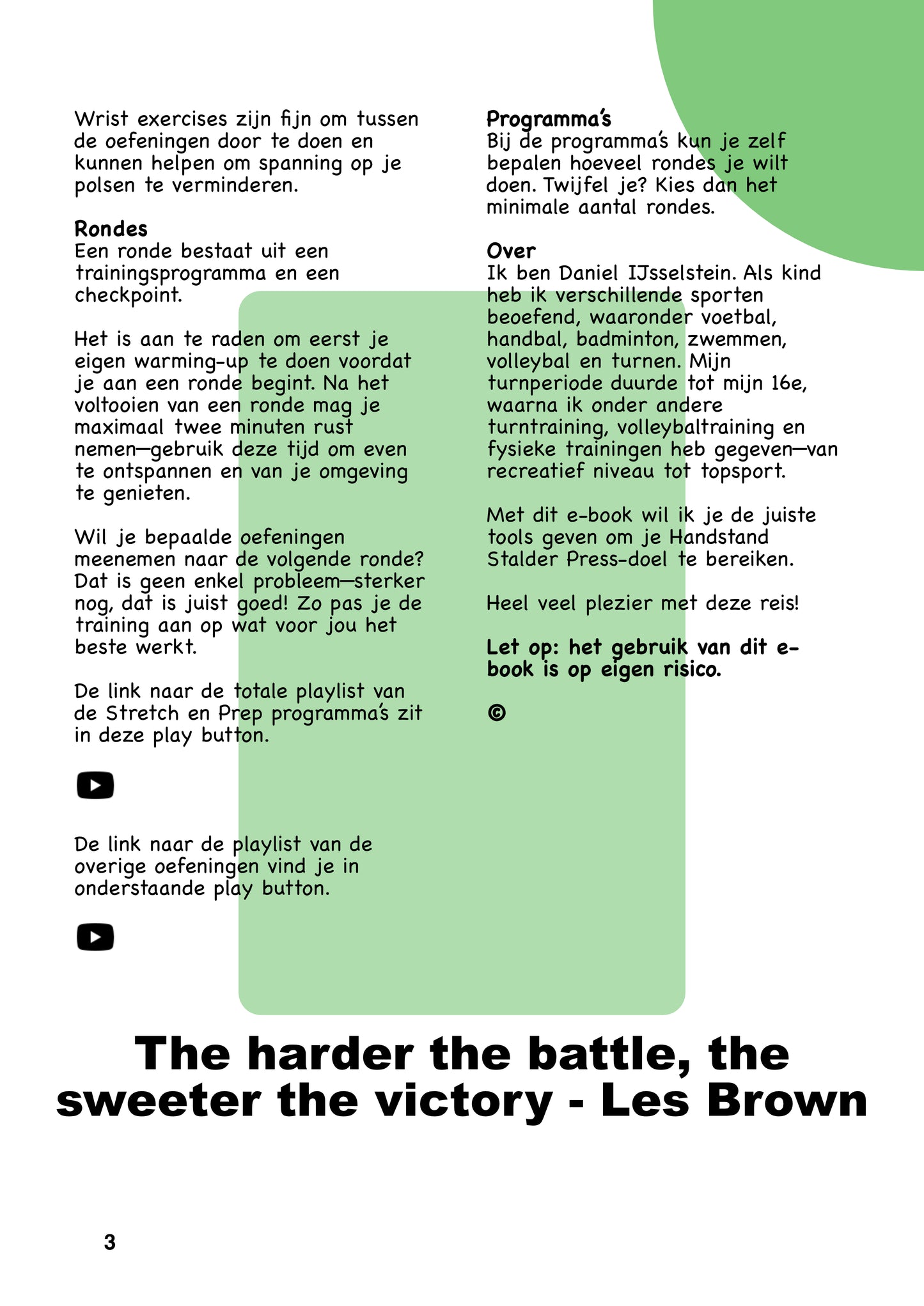 Road to Handstand Stalder Press - NL versie - Ebook