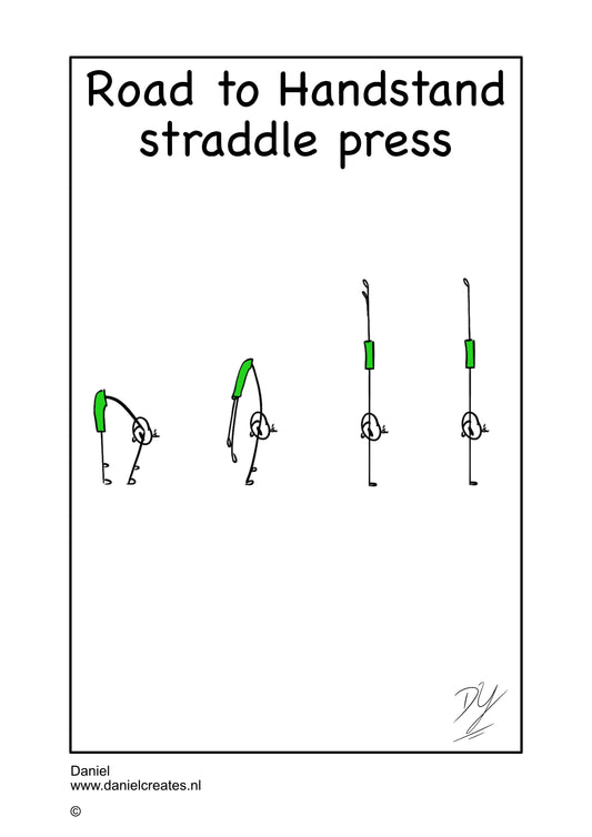 Road to Handstand Straddle press - EN version - Ebook