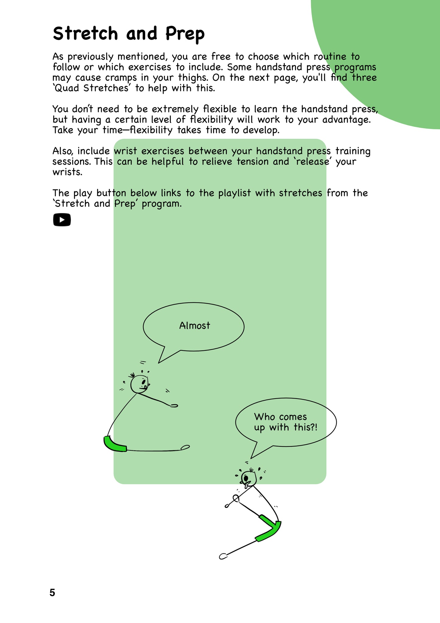 Road to Handstand Straddle press - EN version - Ebook
