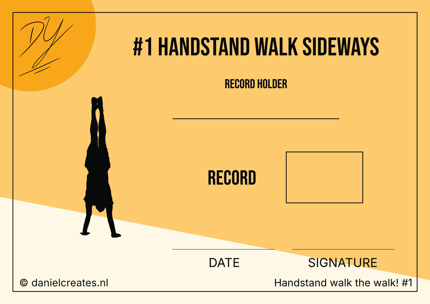Handstand walk the walk! – 3-day Challenge – EN version - Digital Download