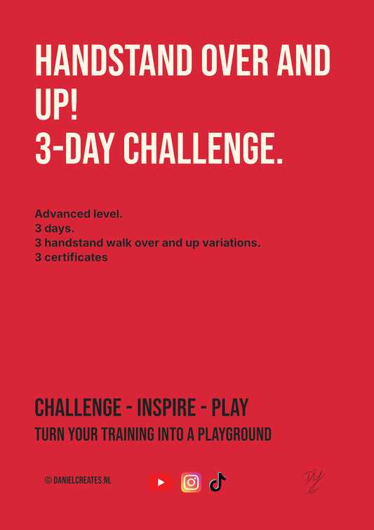 Handstand over and up! – 3-day Challenge – EN version - Digital Download