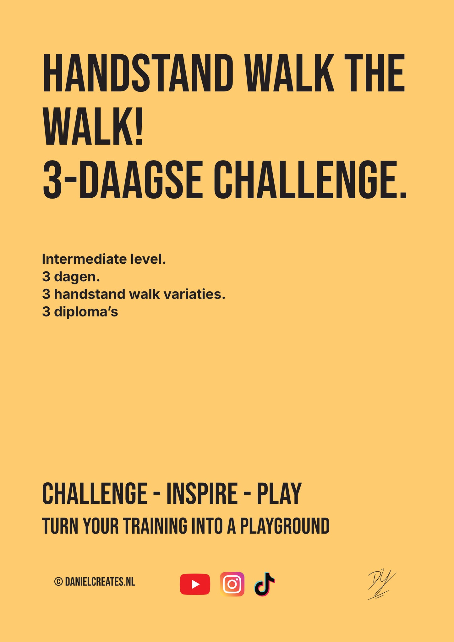 Handstand walk the walk! – 3-daagse Challenge – NL versie - Digital Download