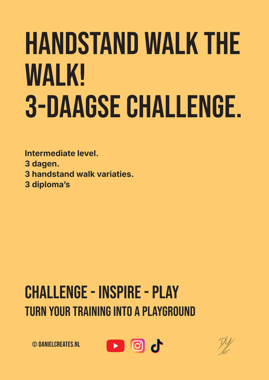 Handstand walk the walk! – 3-daagse Challenge – NL versie - Digital Download