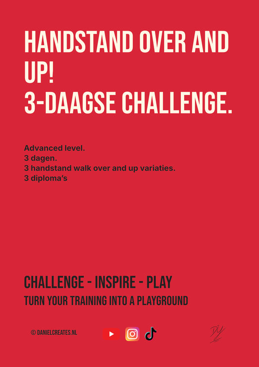 Handstand over and up! – 3-daagse Challenge – NL versie - Digital Download