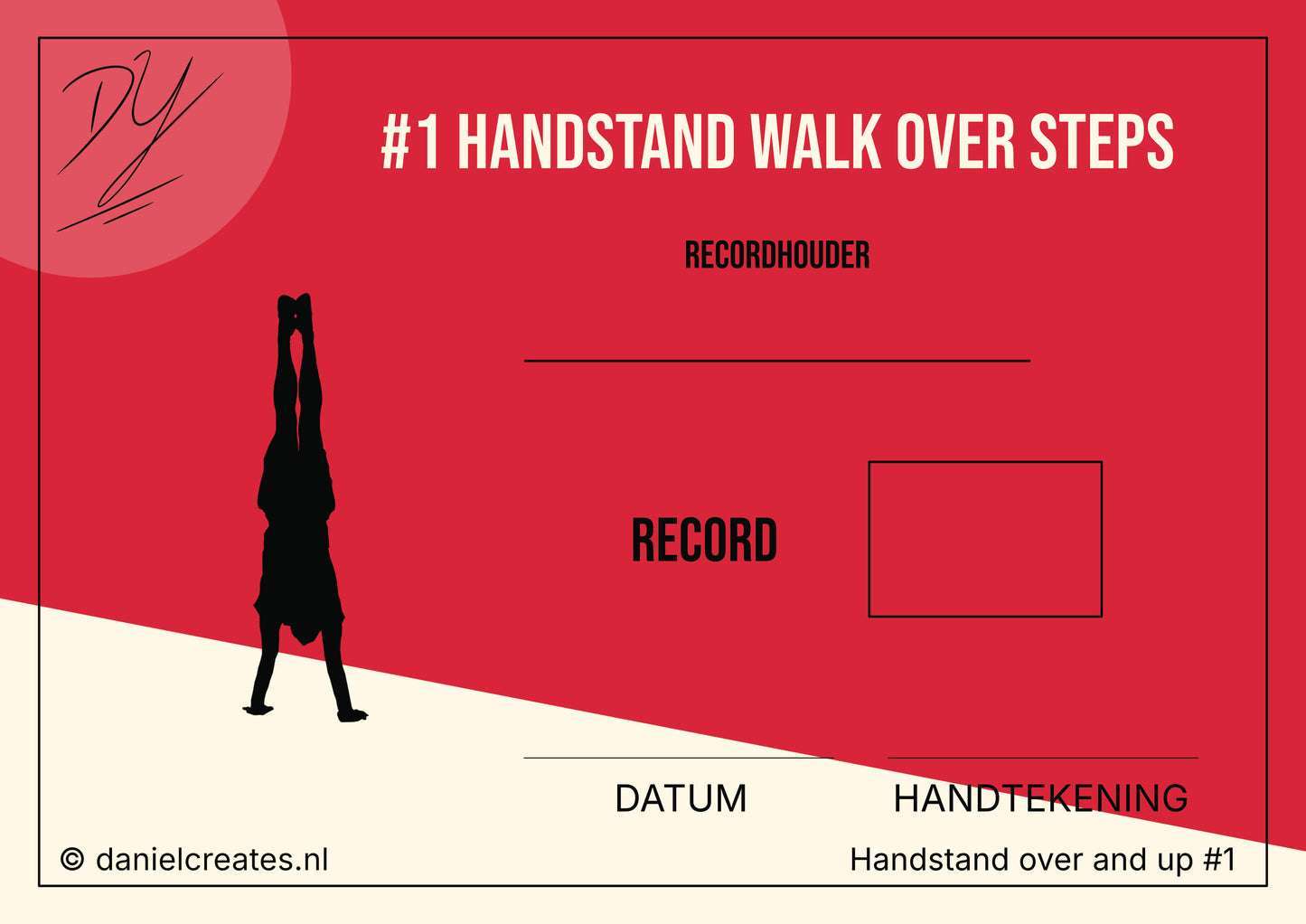 Handstand over and up! – 3-daagse Challenge – NL versie - Digital Download