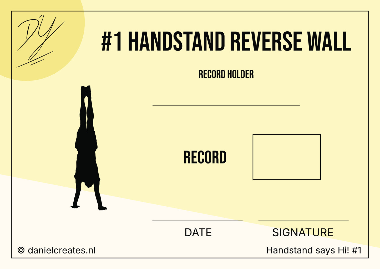Handstand says Hi! – 3-day Challenge – EN version - Digital Download
