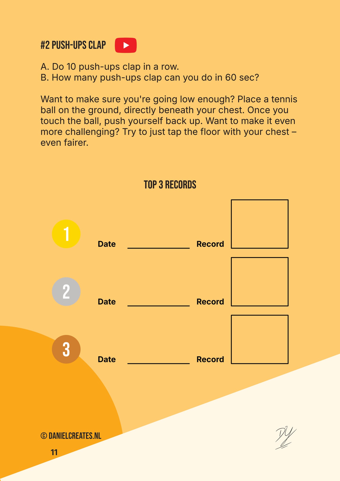 Fun 50 Next Level Playbook - EN version - 50 challenges - 4 categories - Digital download