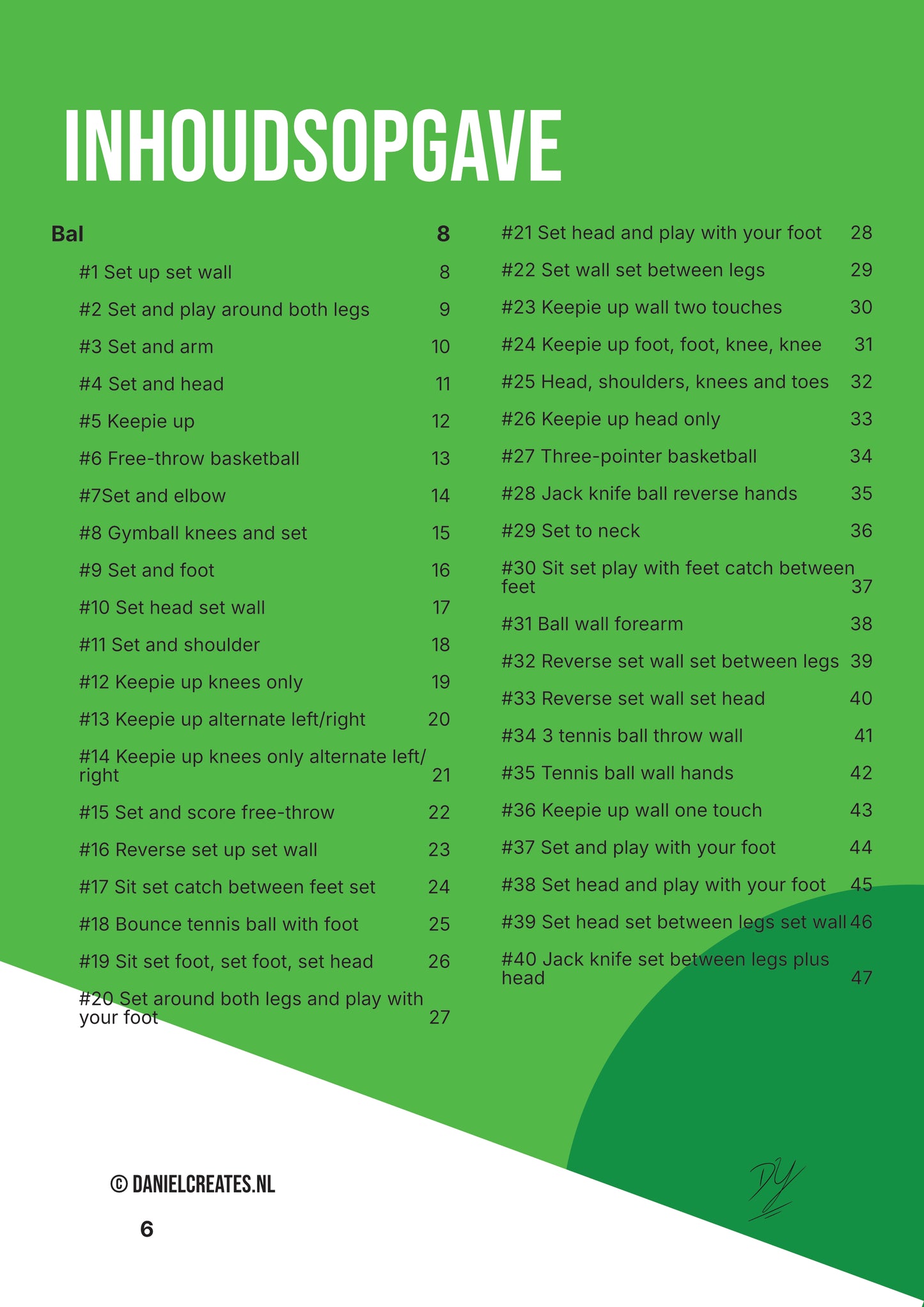 Fun 50 Ball Challenges Playbook - NL versie - 50 challenges - 1 categorie - Digitale download