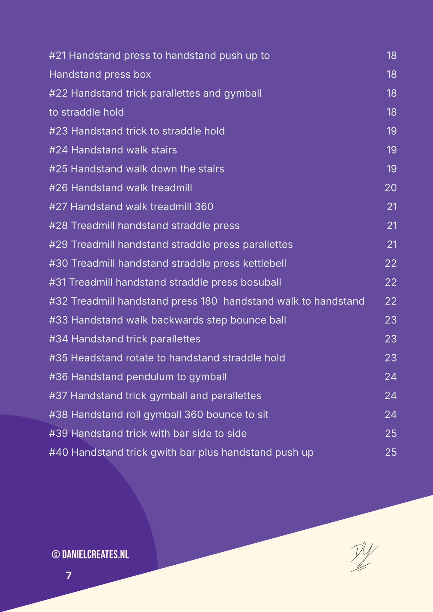 Fun 50 Next Level Gymnastics Playbook - EN version - 50 challenges - 1 category - Digital download