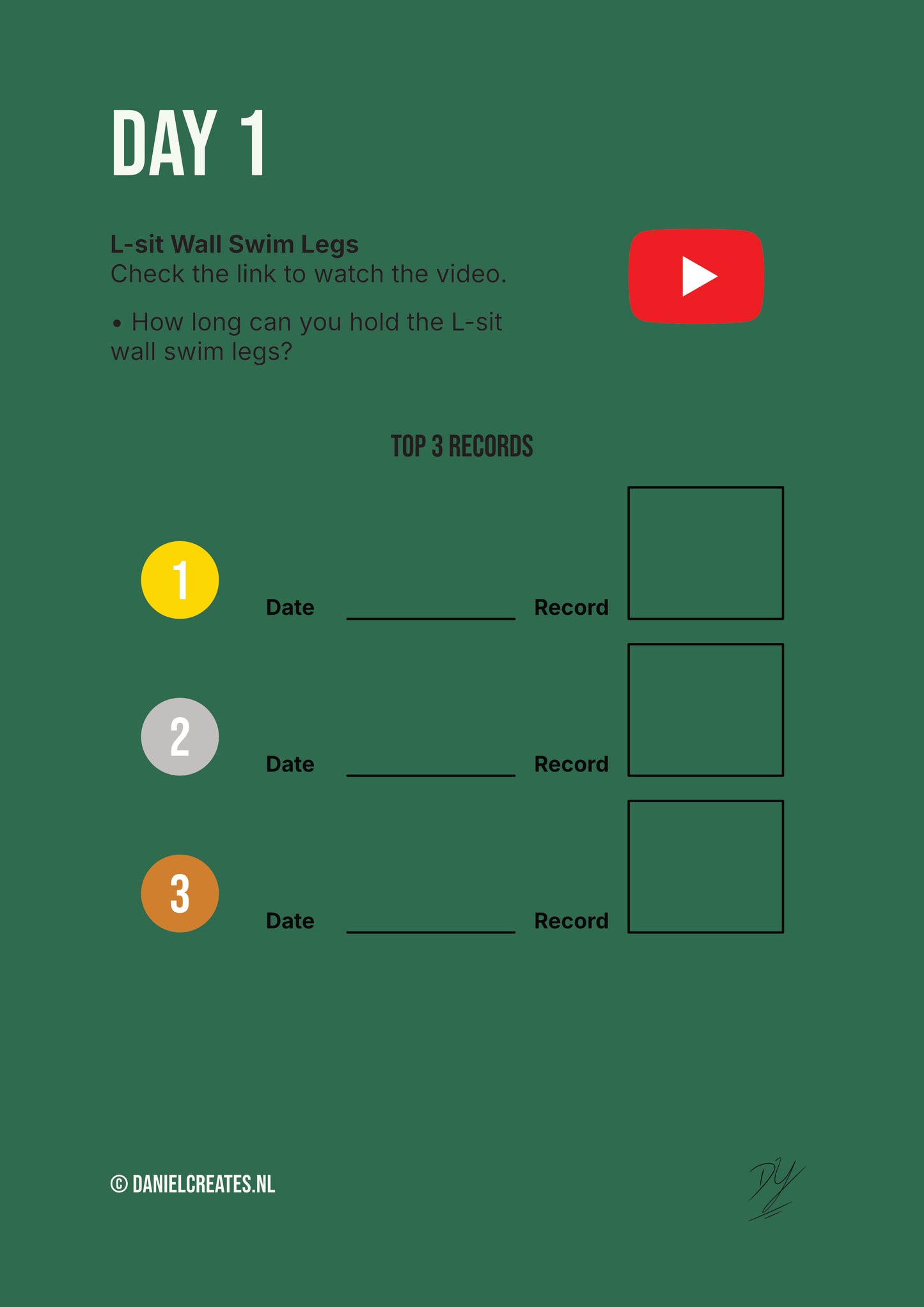 L-sit Beyond: Unlocked – 3-day Challenge – EN version - Digital Download