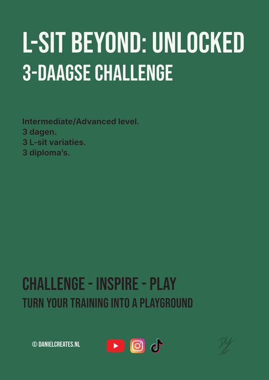 L-sit Beyond: Unlocked – 3-daagse Challenge – NL versie - Digital Download