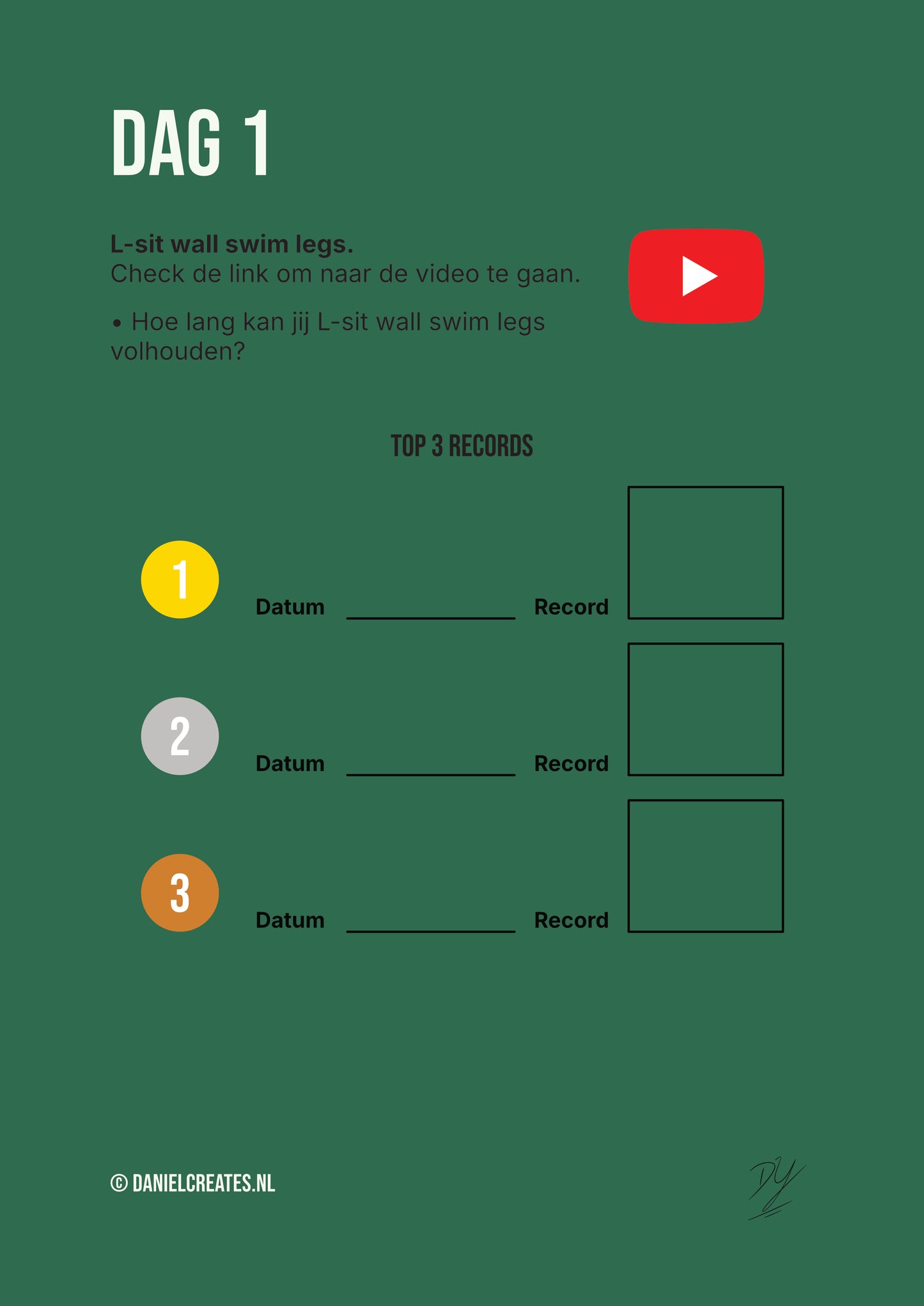 L-sit Beyond: Unlocked – 3-daagse Challenge – NL versie - Digital Download