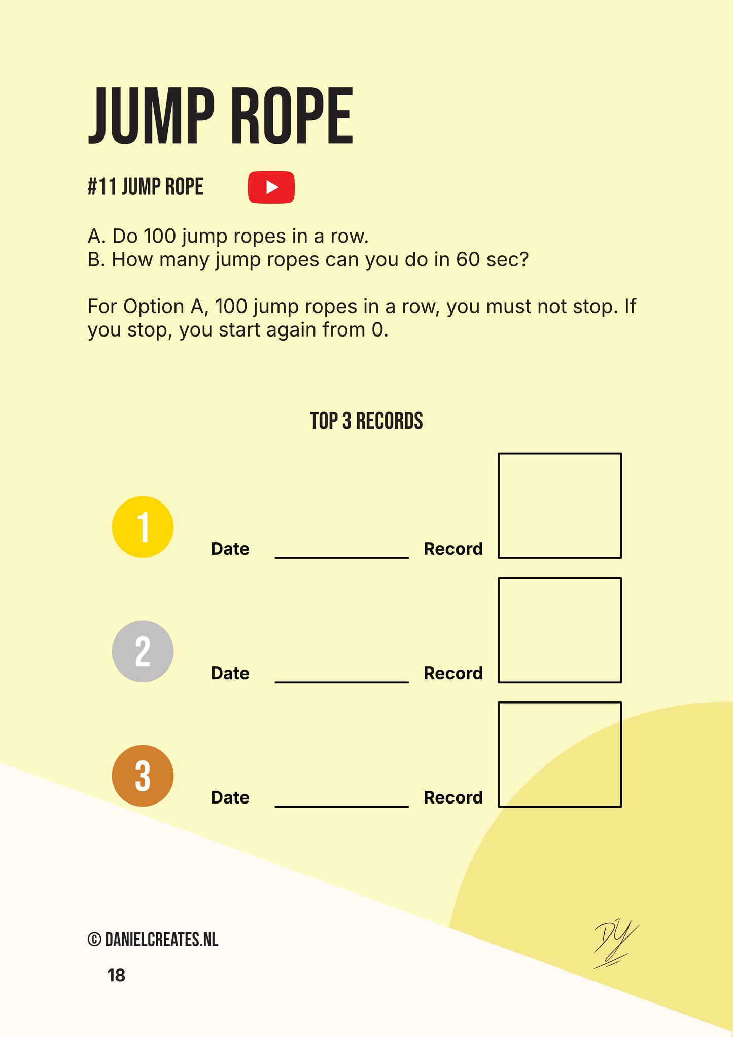 Fun 50 Playbook - EN version - 50 challenges - 4 categories - Digital download