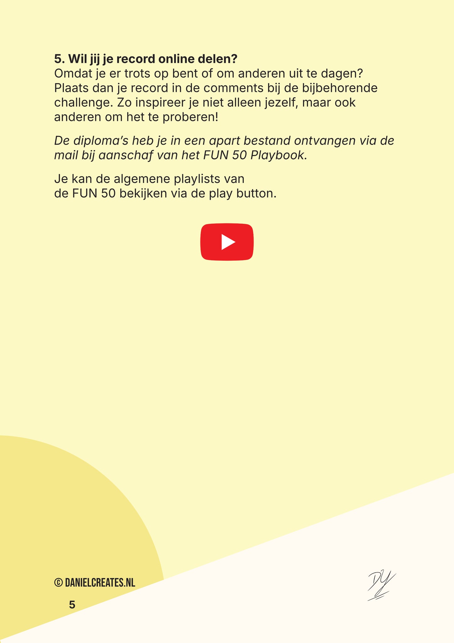 Fun 50 Playbook - NL versie - 50 challenges - 4 categorieën - Digitale download