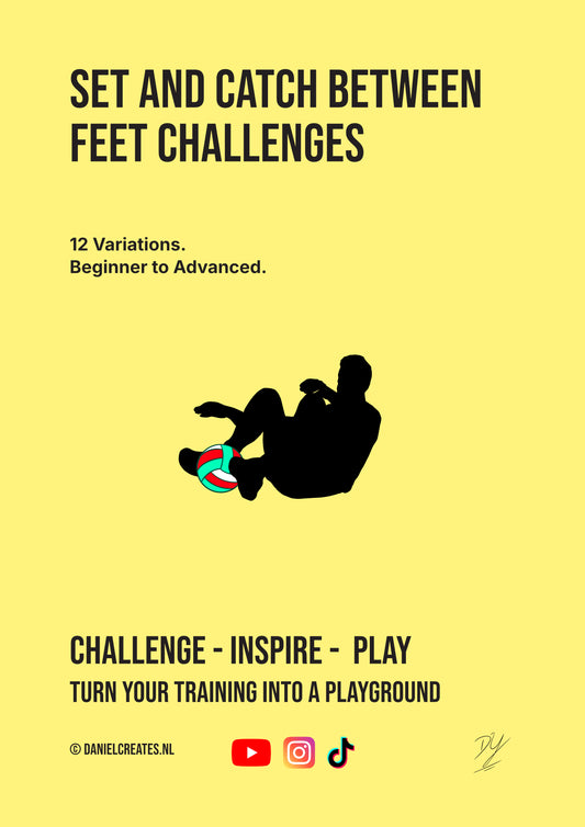 Set and catch between feet challenges – 12 variations – EN version - Digital Download