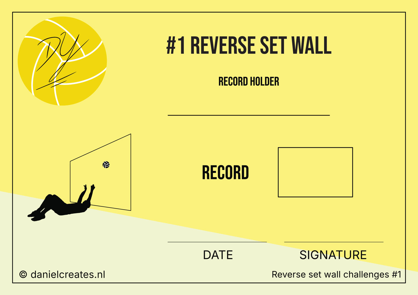 Reverse set wall challenges – 9 variations – EN version - Digital Download