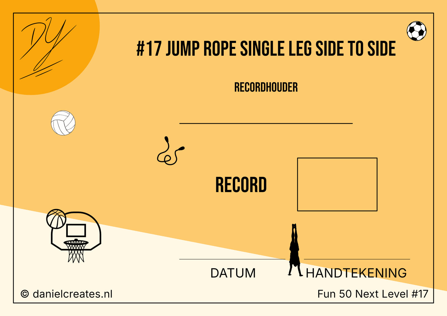 Fun 50 Next Level Playbook - NL versie - 50 challenges - 4 categorieën - Digitale download