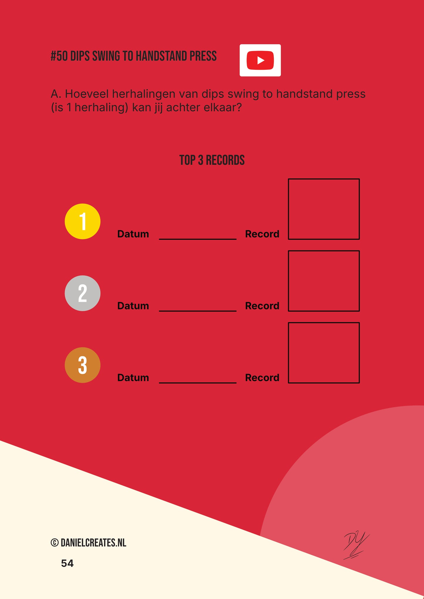 Fun 50 Legendary Playbook - NL versie - 50 challenges - 3 categorieën - Digitale download