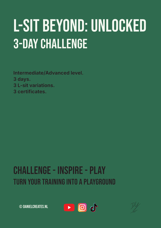 L-sit Beyond: Unlocked – 3-day Challenge – EN version - Digital Download