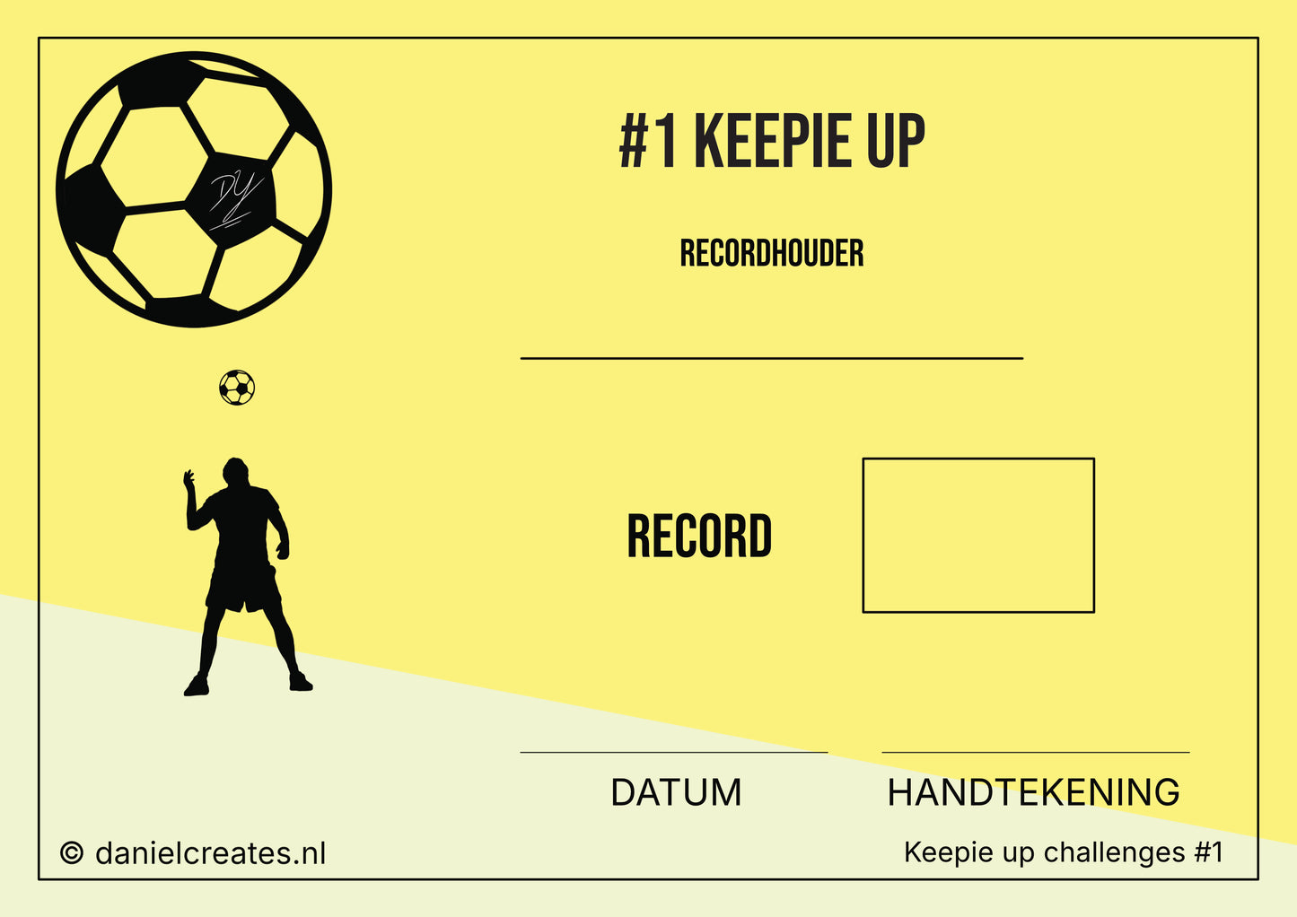 Keepie up challenges – 13 variaties – NL versie - Digital Download